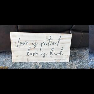 Love is Patient, Love is Kind Wall Art